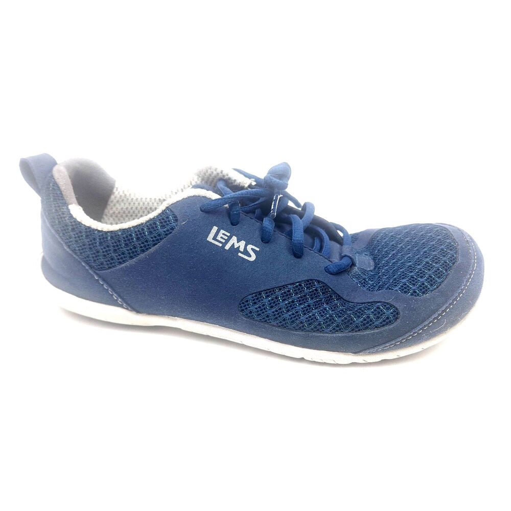 Lems Primal 2 Shoes Men's 7 Womens 8.5 Blue Eclipse Minimalist Sneakers Barefoot